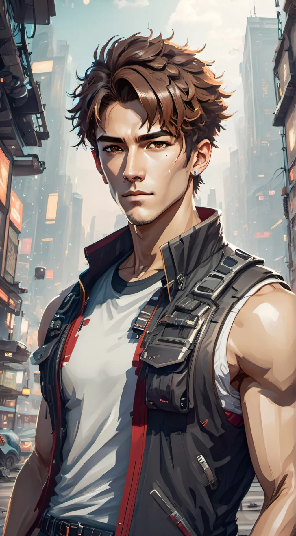 ai character: Zach background