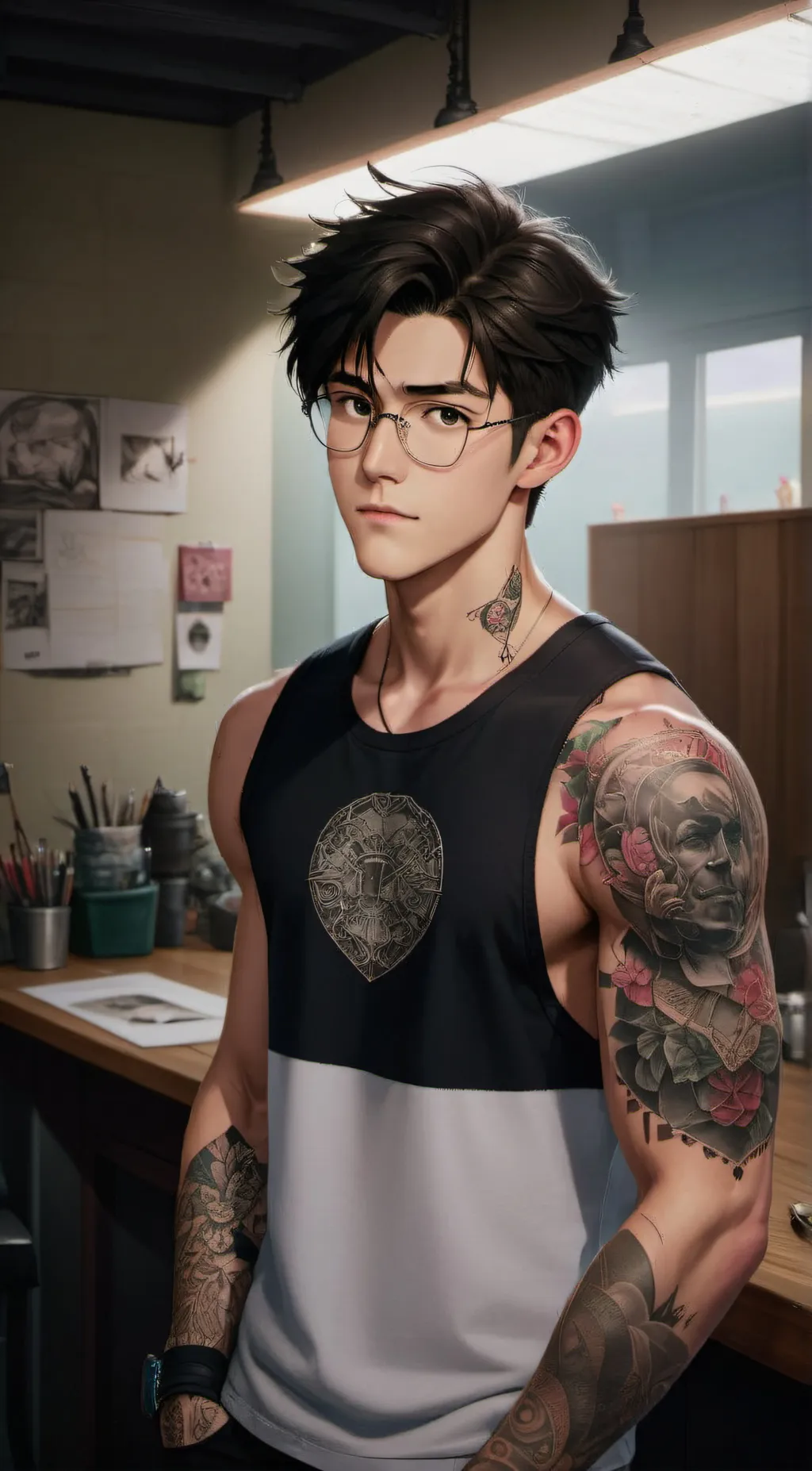 ai character: Alex background