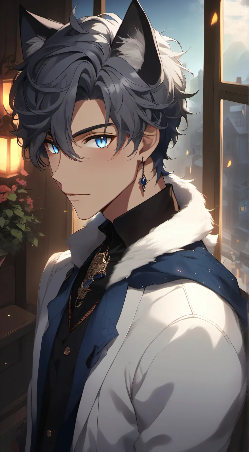 ai character: Max background