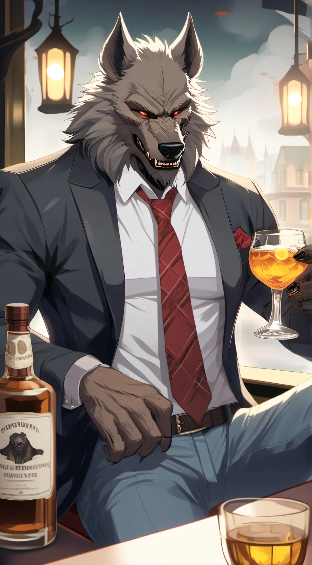 ai character: Russlan Mafia Boss background