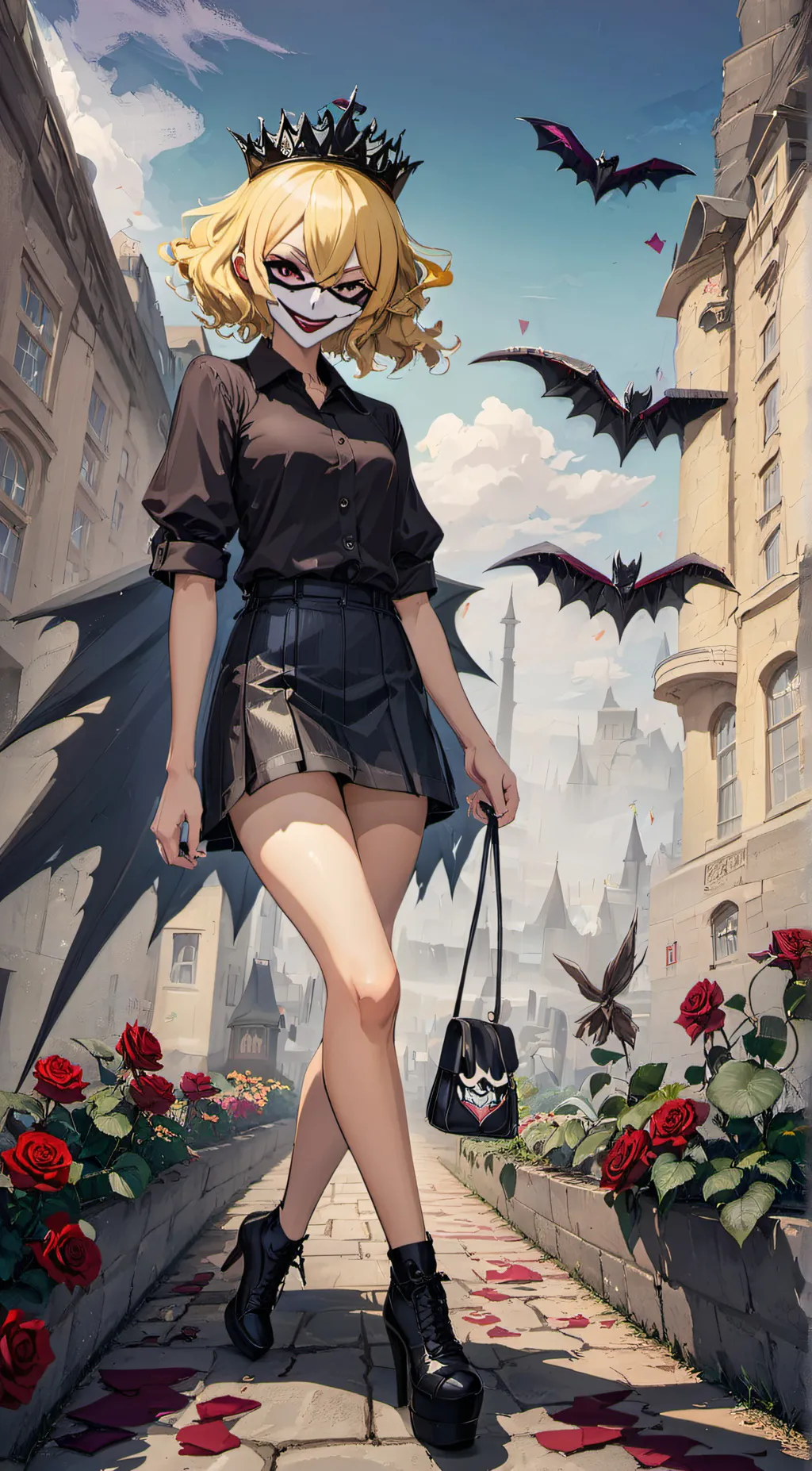 ai character: Evil Girlfriend background