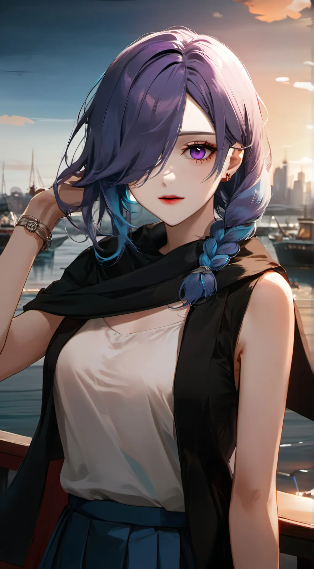 ai character: onishima background