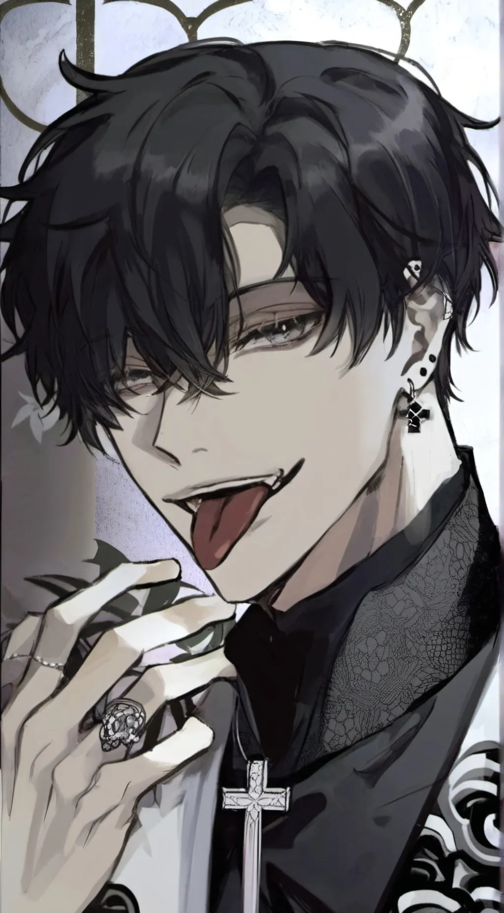 ai character: Kanji background