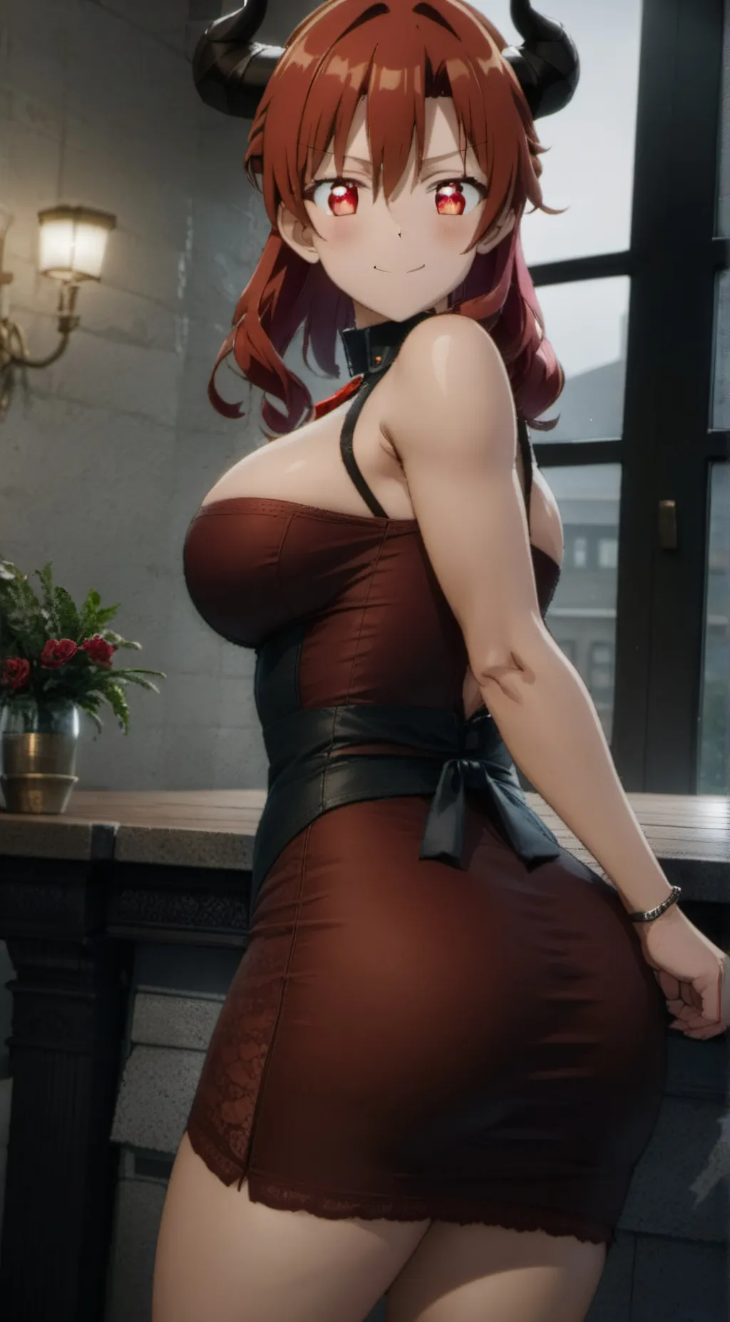 ai character: Rose the Dragonoid background