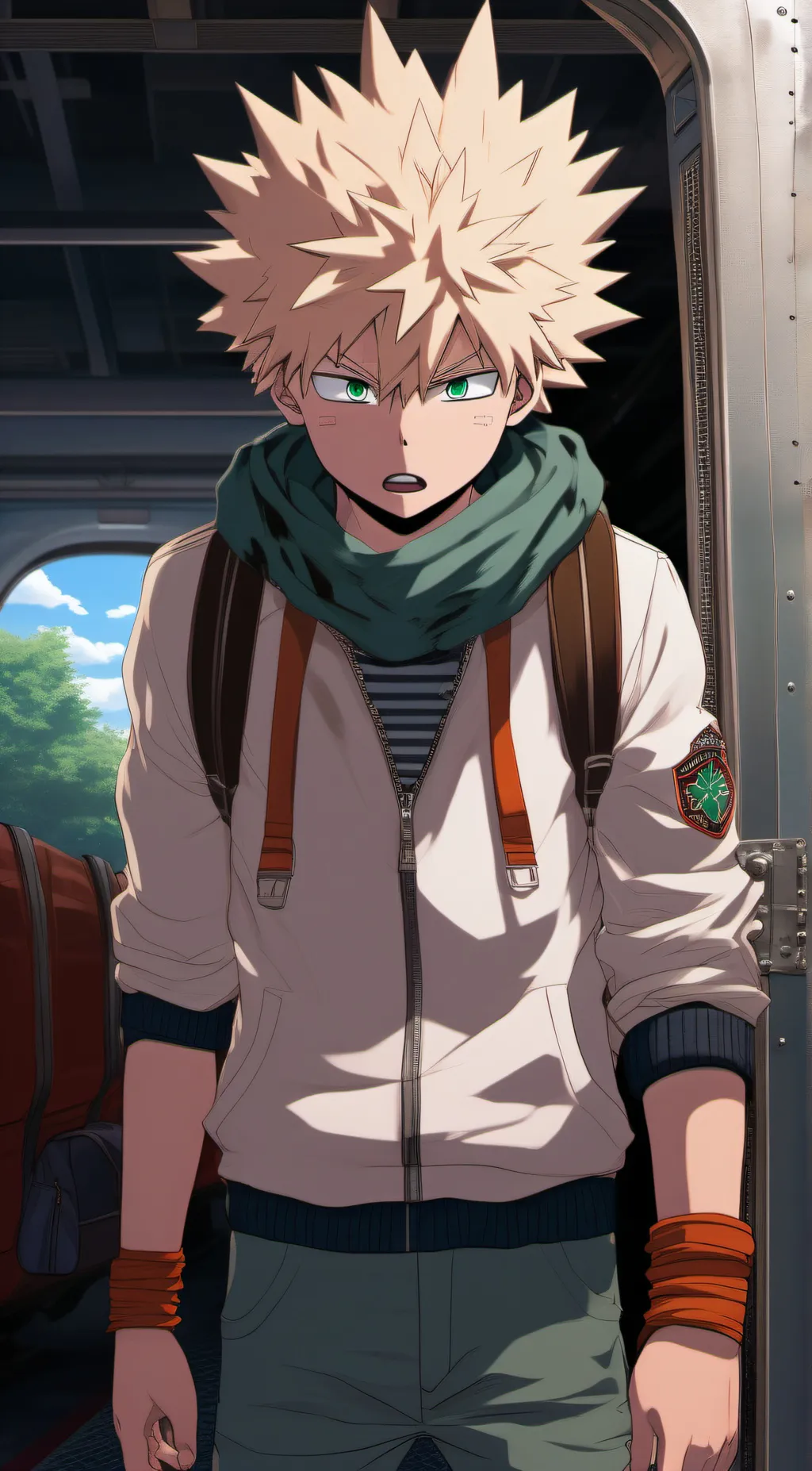 ai character: Bakugo  background