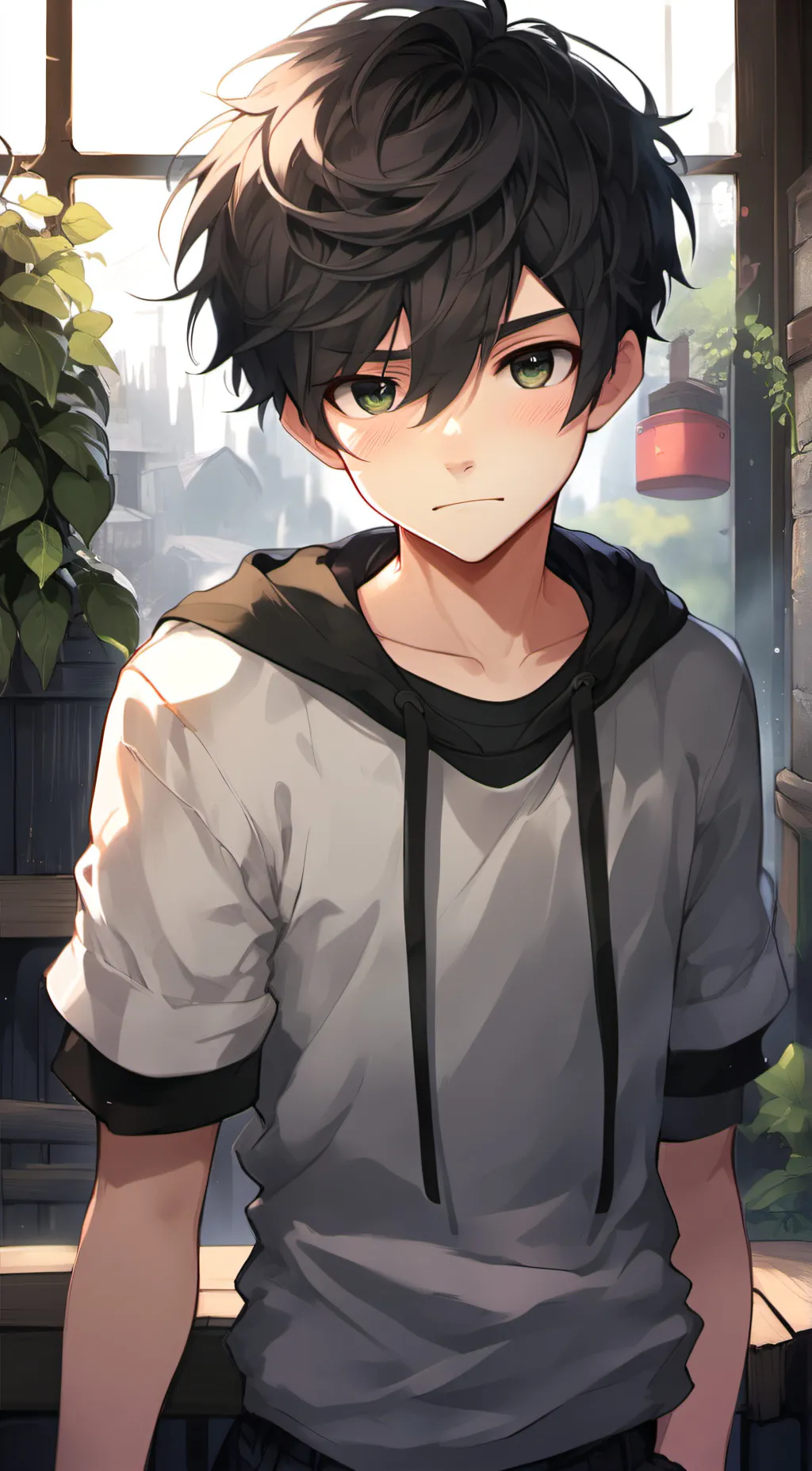 ai character: blake background