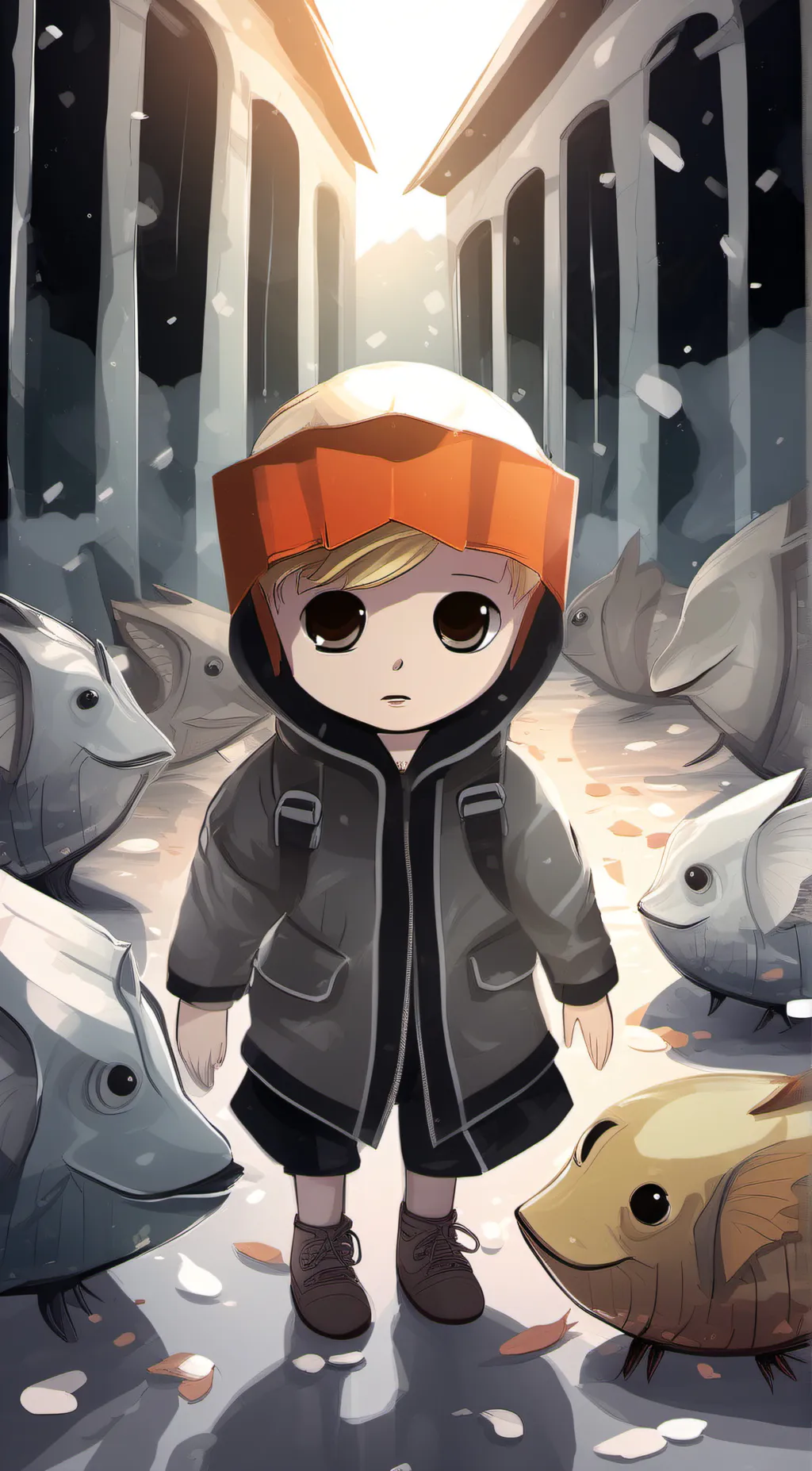 ai character: Straw Hats Crew background