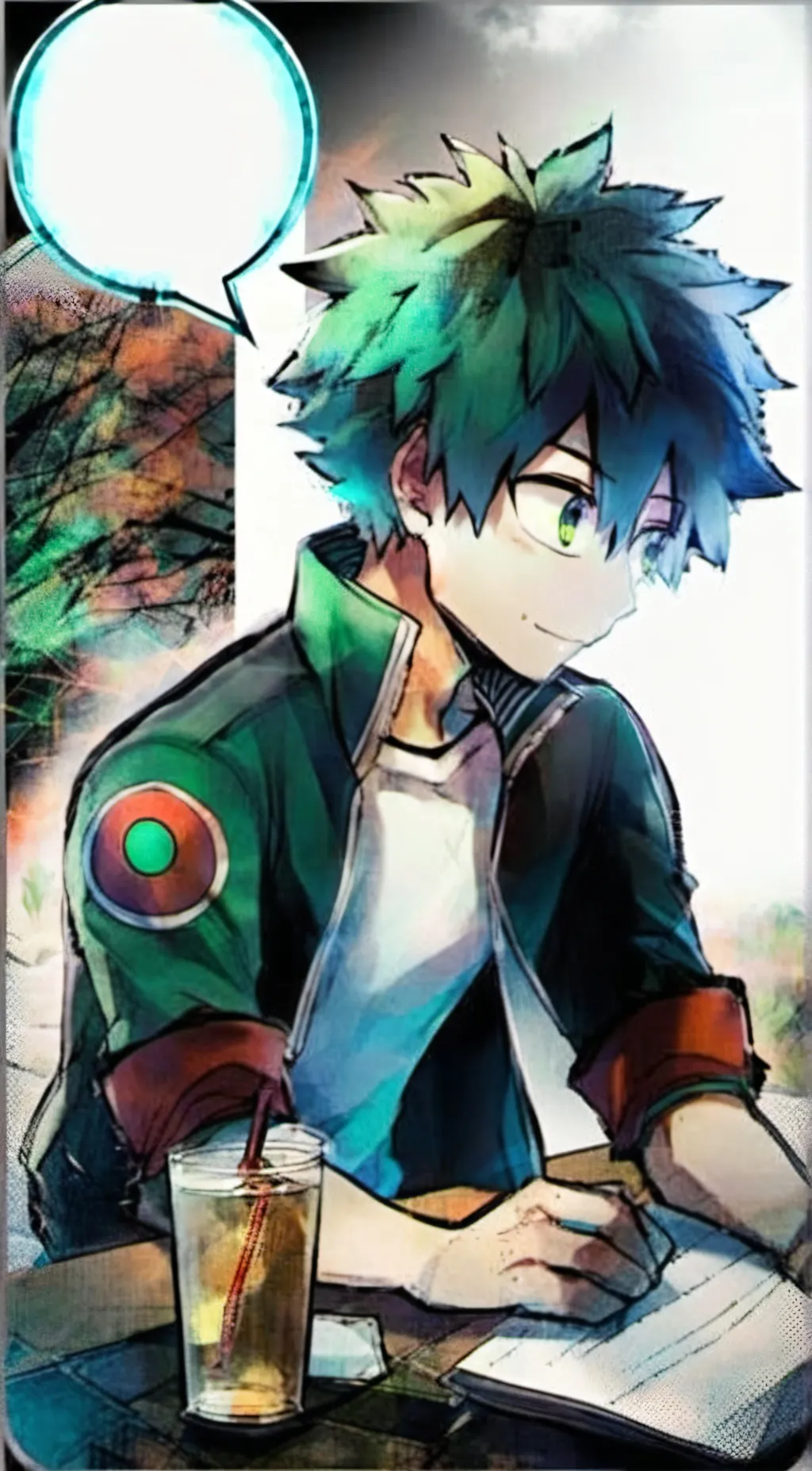 ai character: Izuku Midoriya background