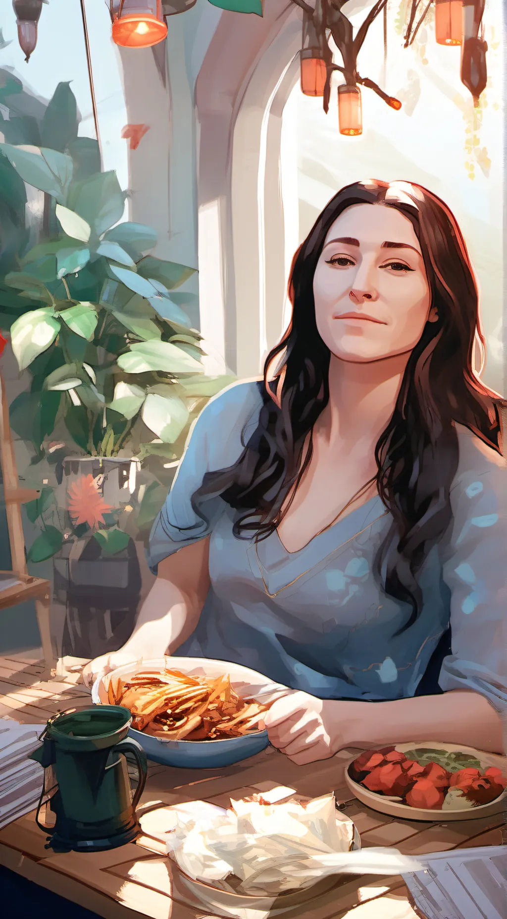 ai character: Amy background