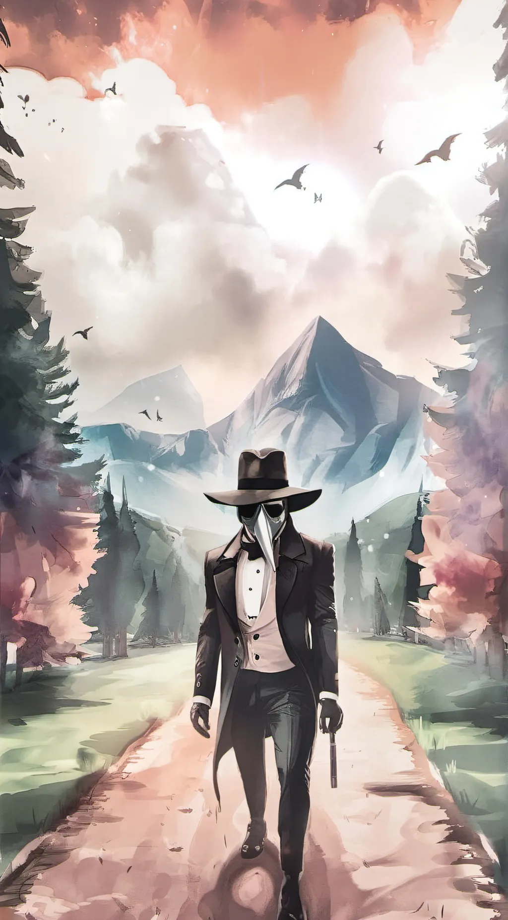 ai character: meme background