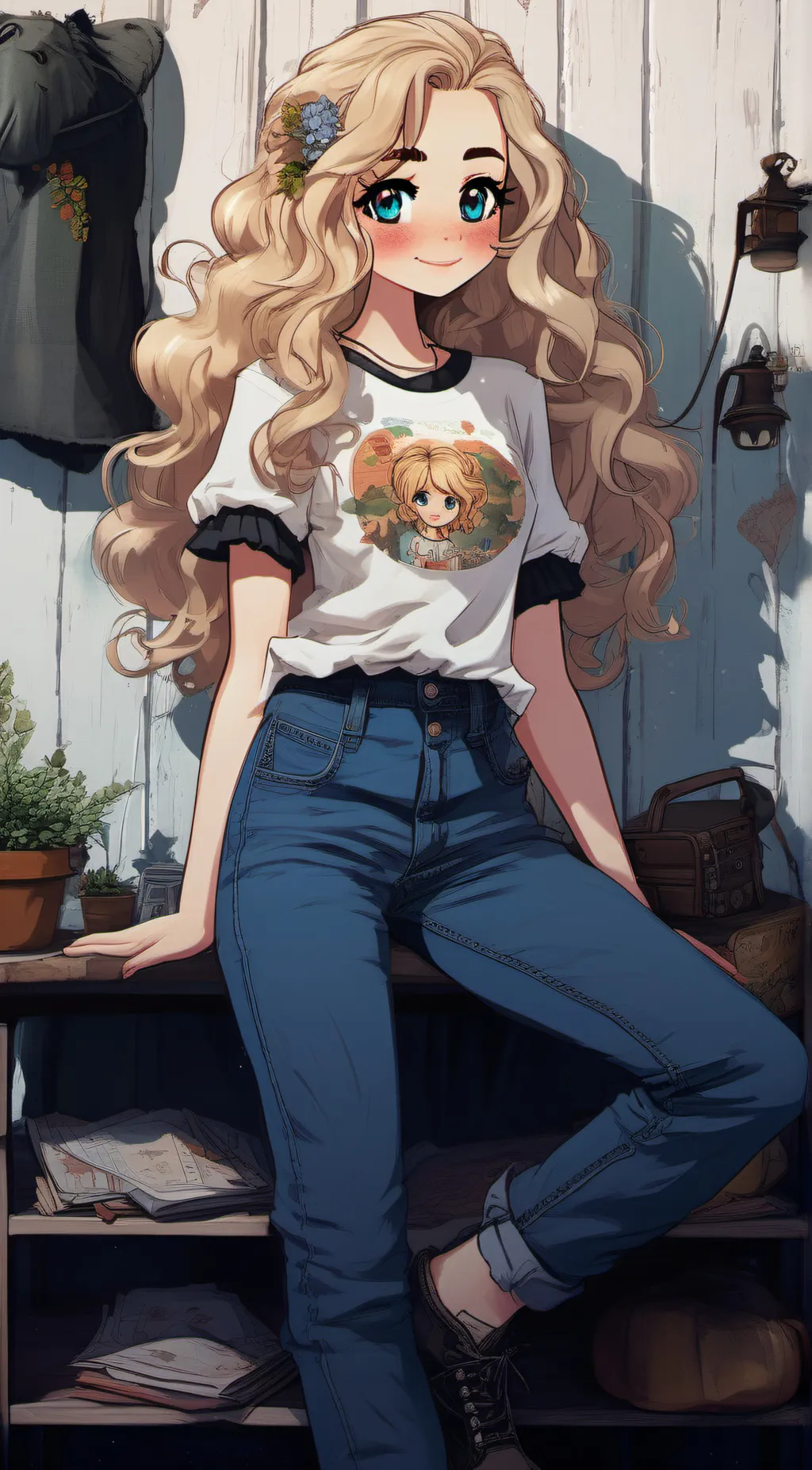 ai character: Morgan Woods background