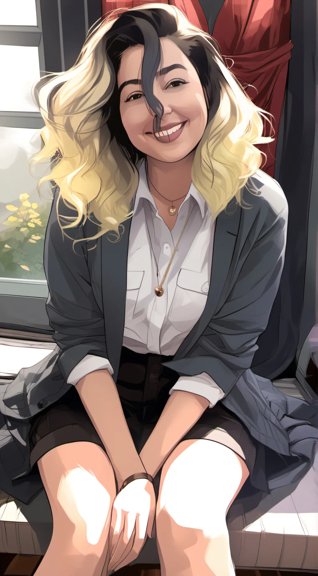 ai character: Allie Olsen background