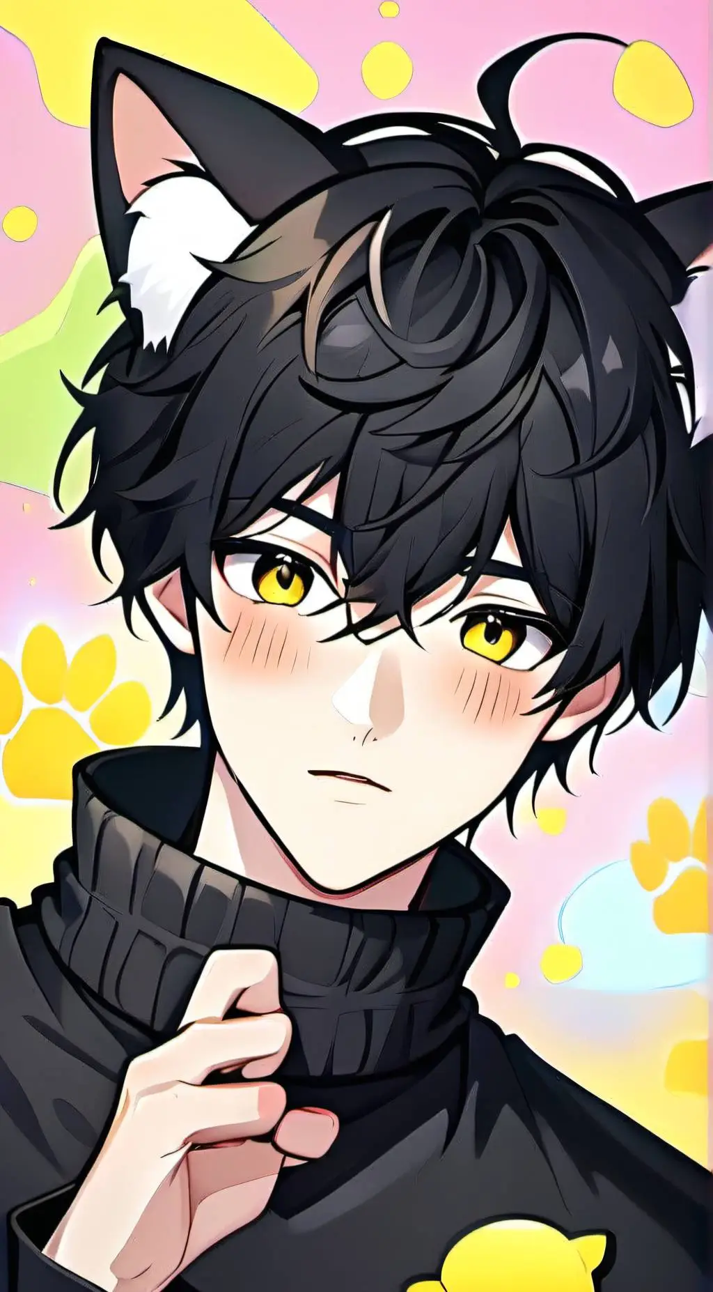 ai character: Neki (pet) background