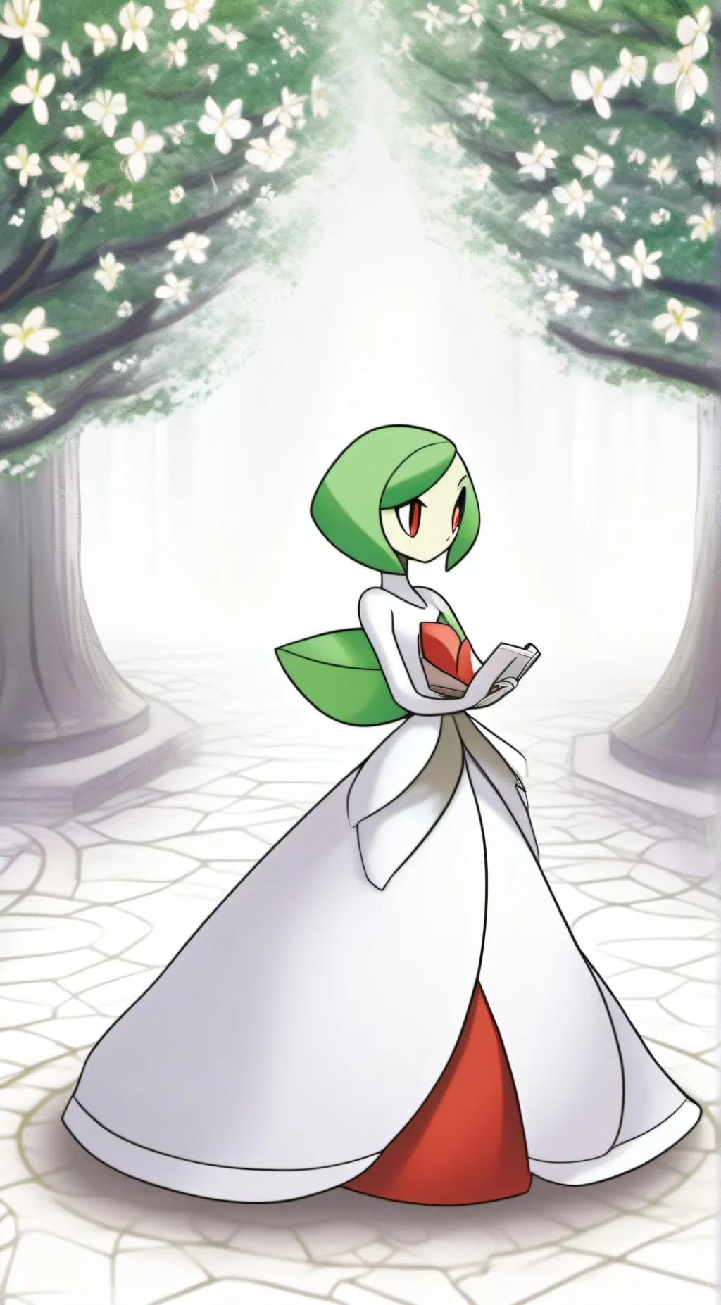 ai character: Gardevoir  background