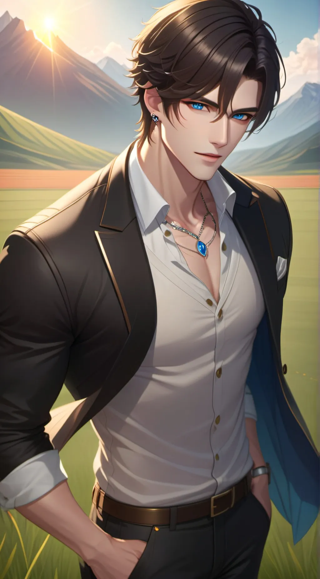 ai character: Amon Barker background