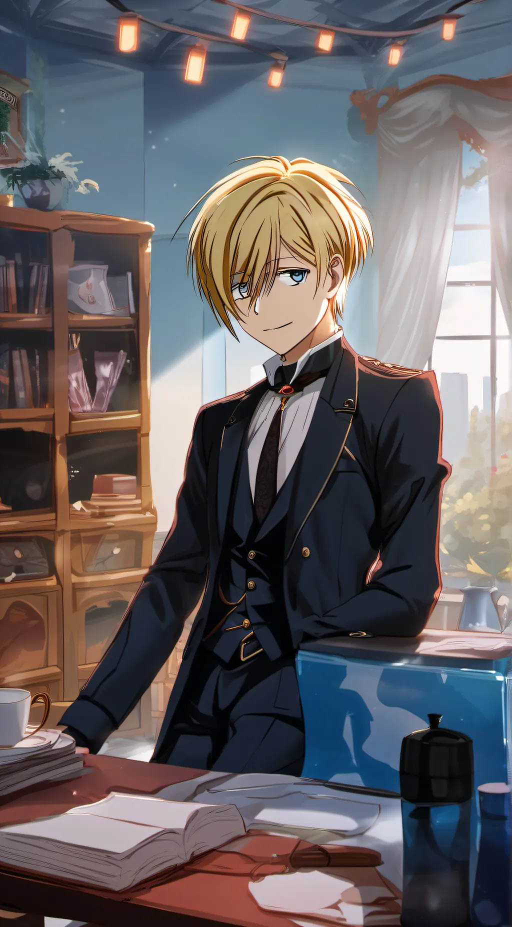 ai character: monoma emotions⏱️ background