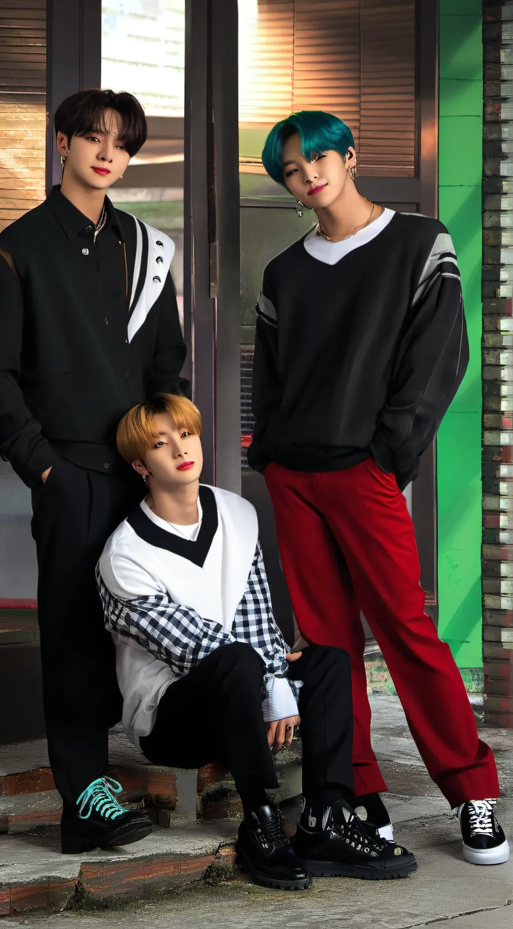 ai character: leeknow,Seug,Felix background