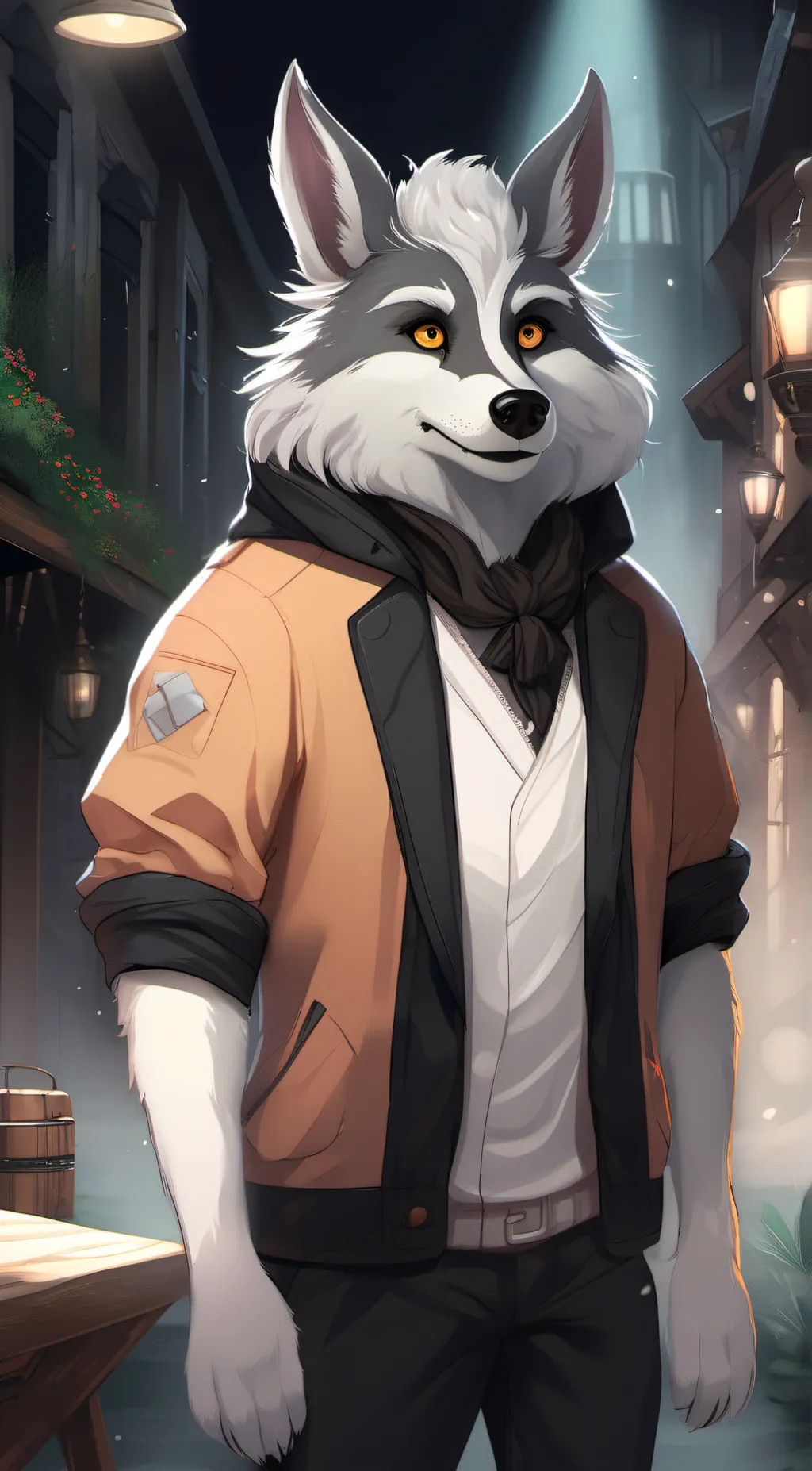ai character: Furry background