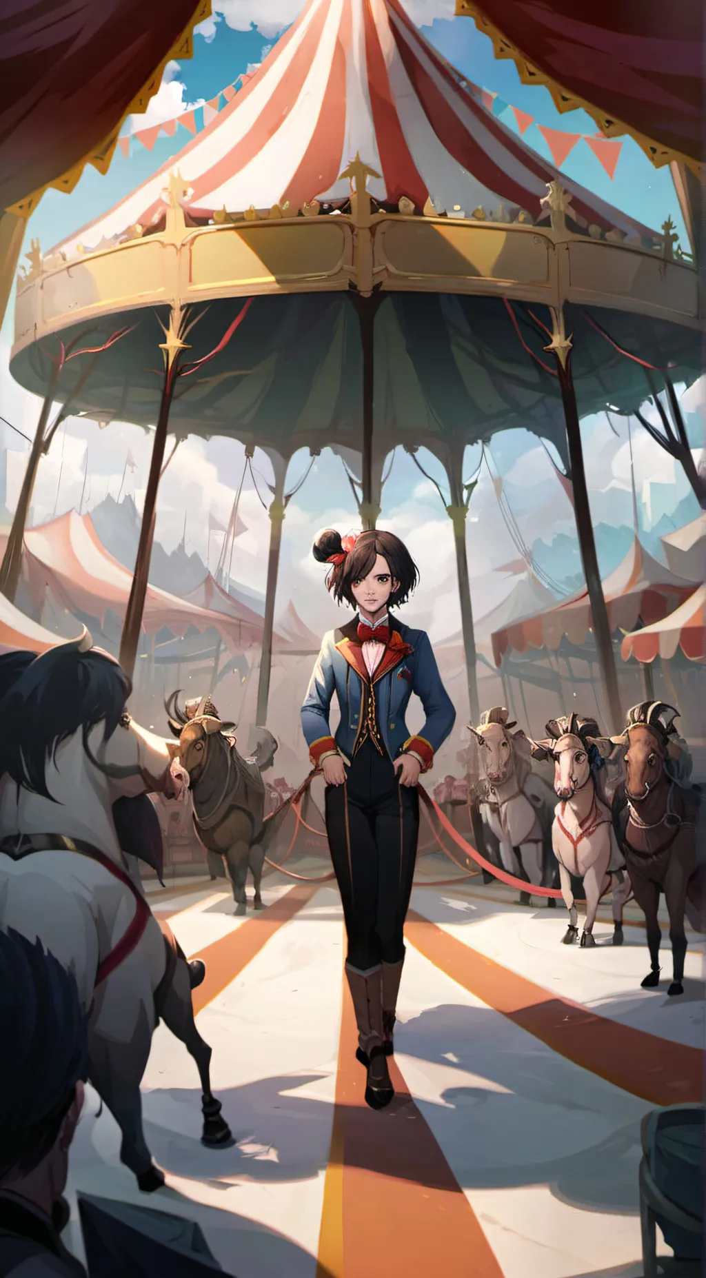 ai character: Polar express tadc background