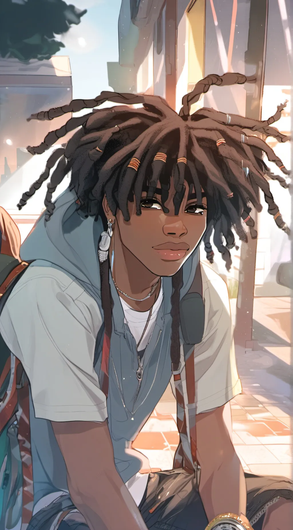 ai character: Michael  background