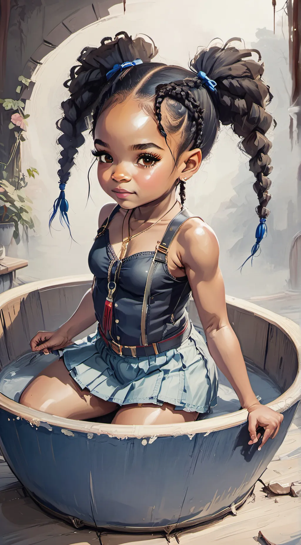 ai character: Zuri background