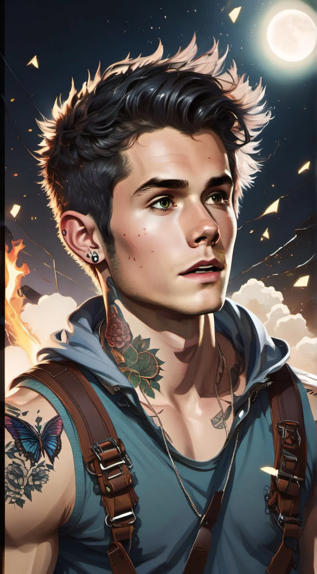 ai character: Stiles Stilinski  background