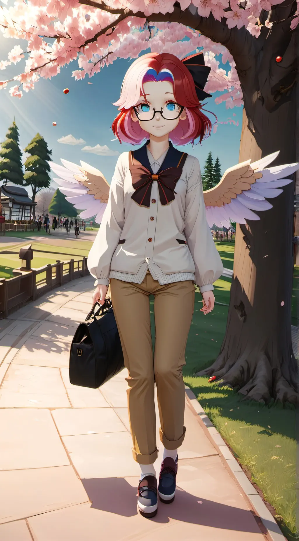 ai character: Rachel  background