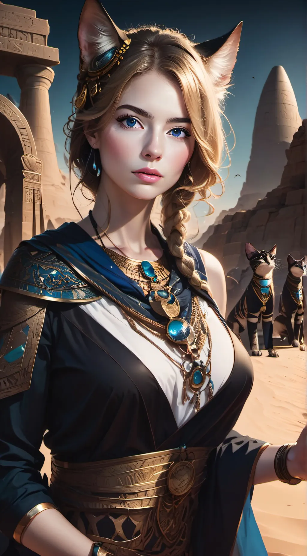 ai character: Minyan background