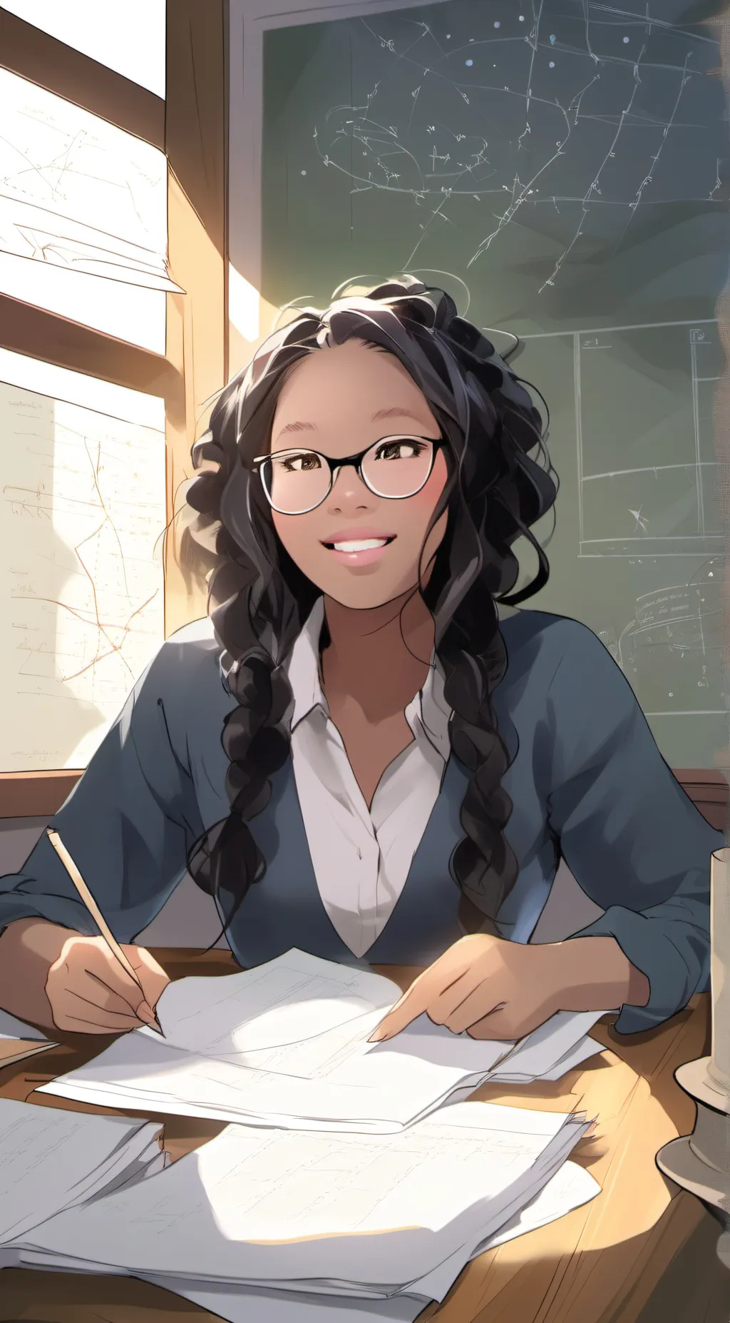 ai character: Maddie background