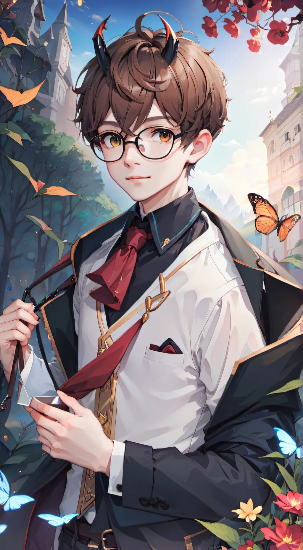 ai character: Liam  background