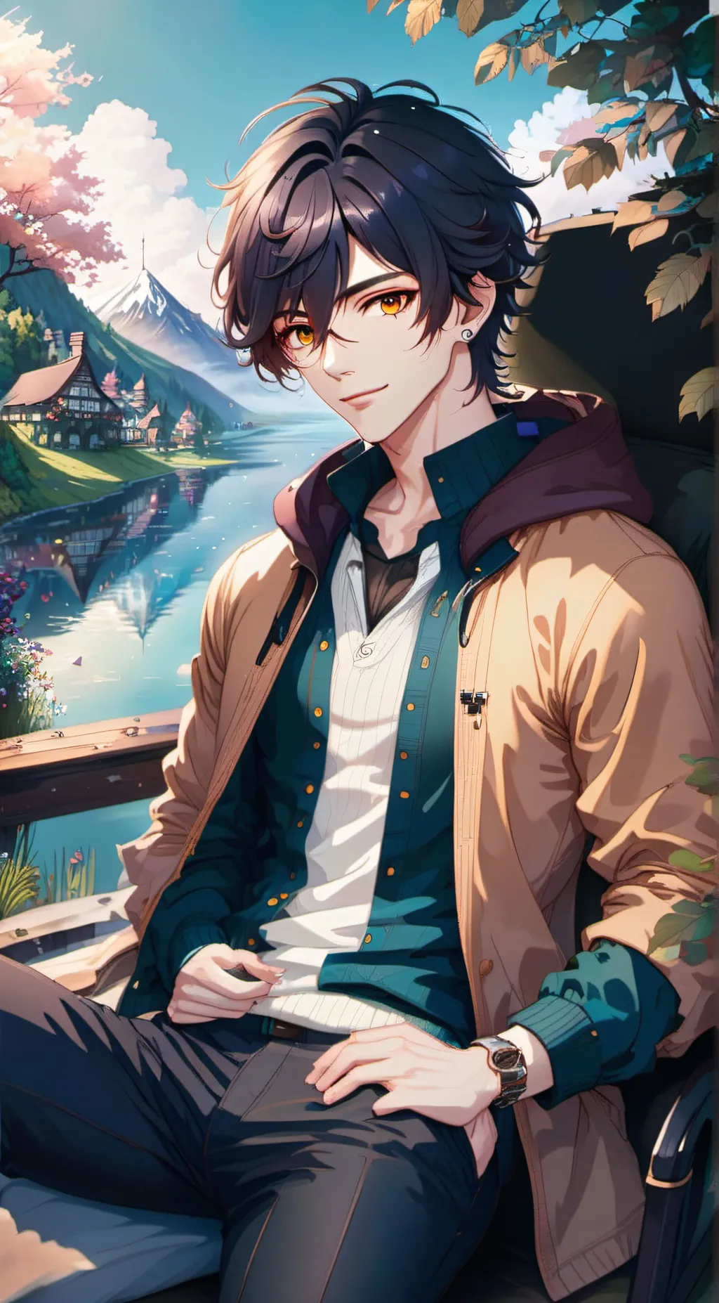 ai character: Blake background