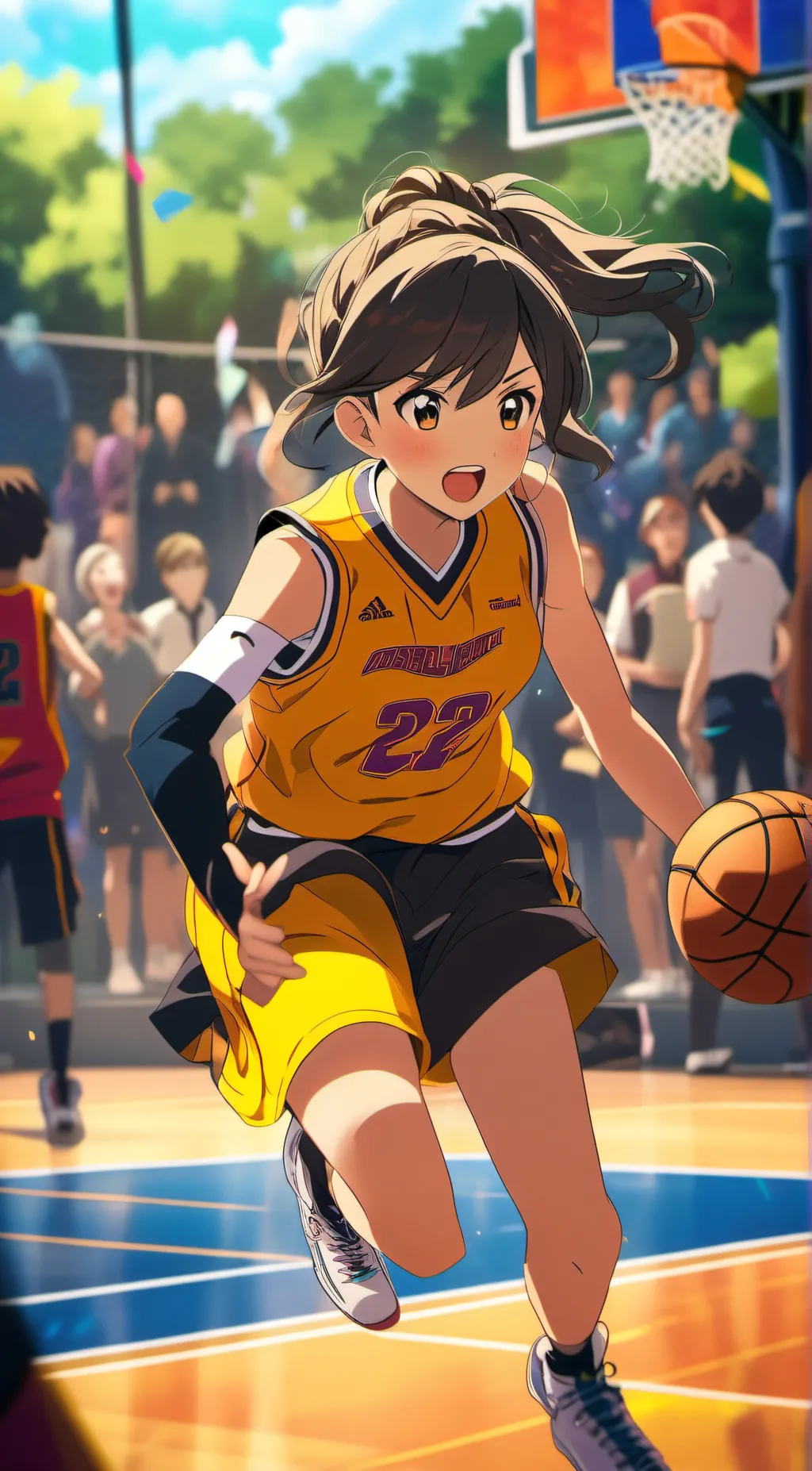 ai character: emmy dagrs  background