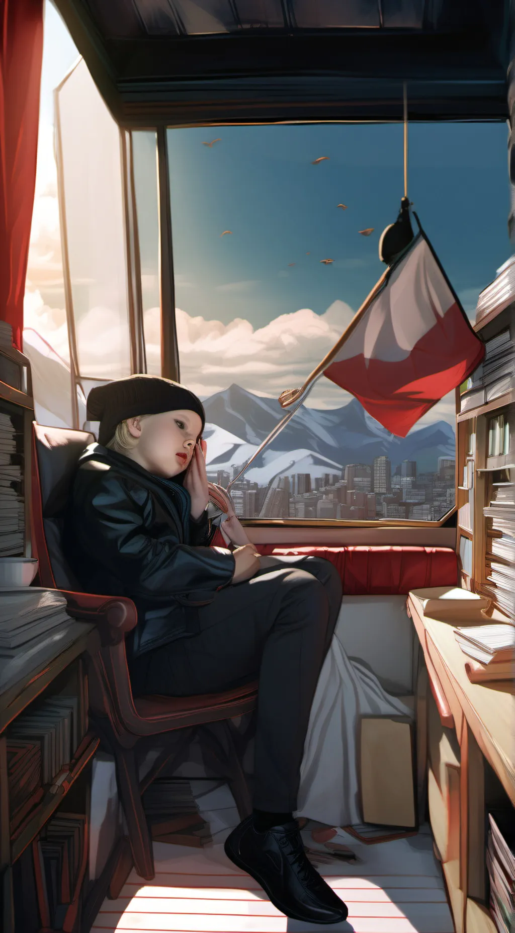 ai character: Wesley  background