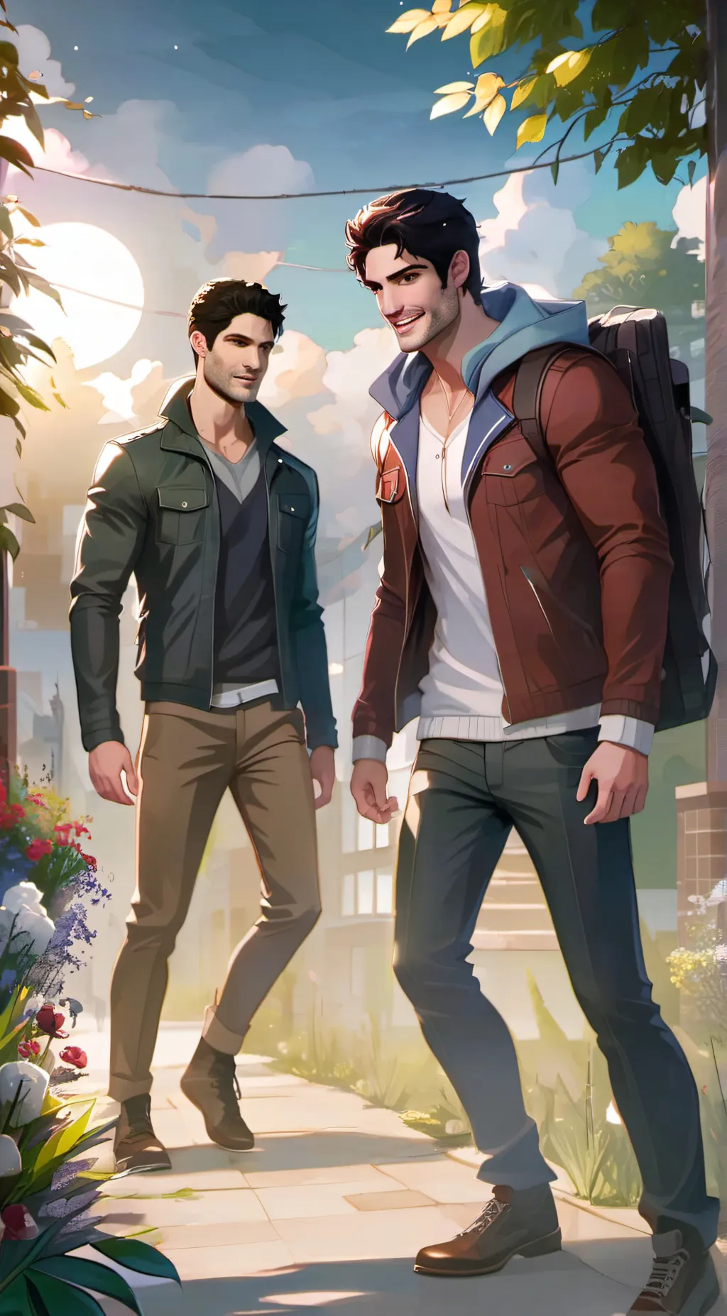 ai character: teen wolf ( DU) background