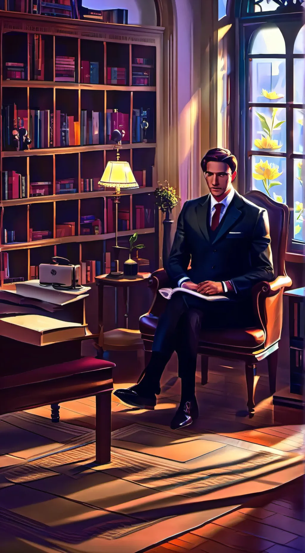 ai character: therapist  background