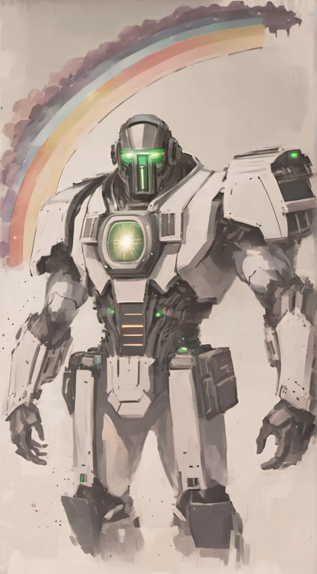 ai character: titan computerman background