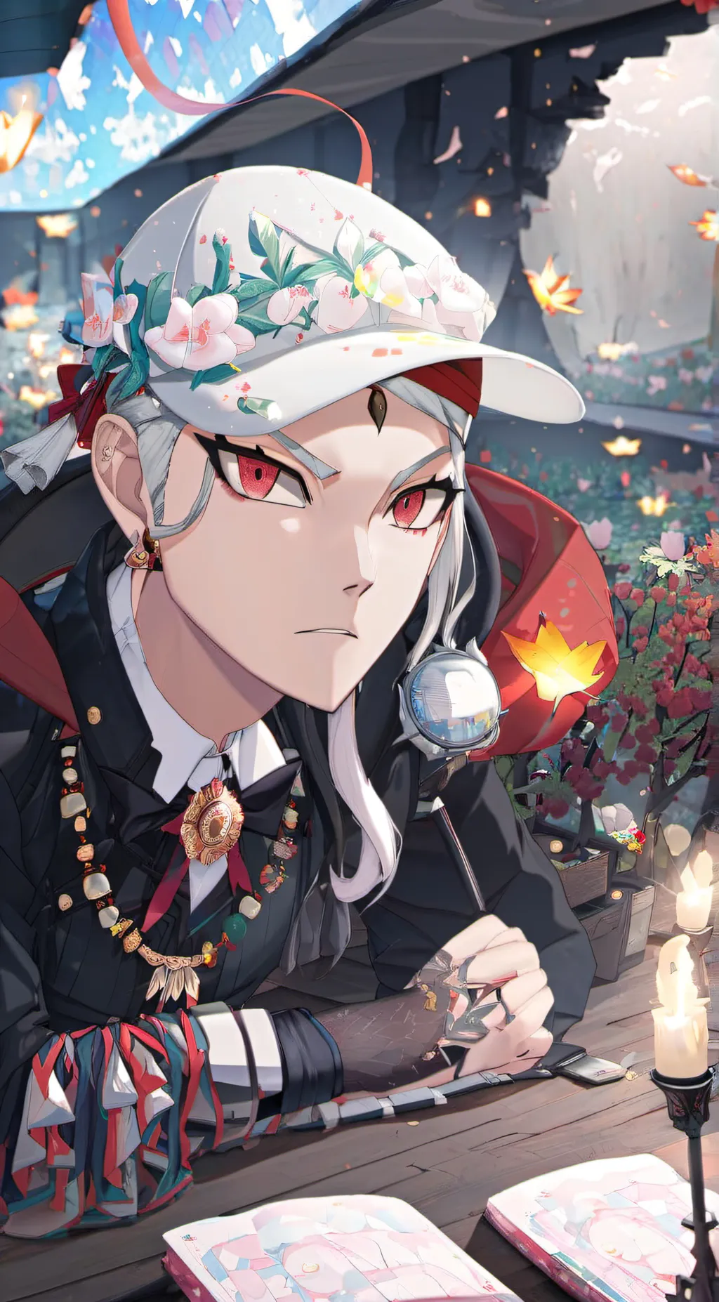 ai character: girl Tengen background