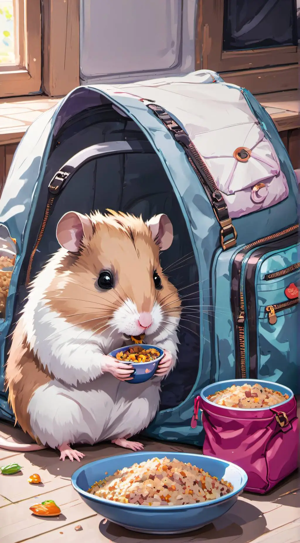 ai character: Mochi background