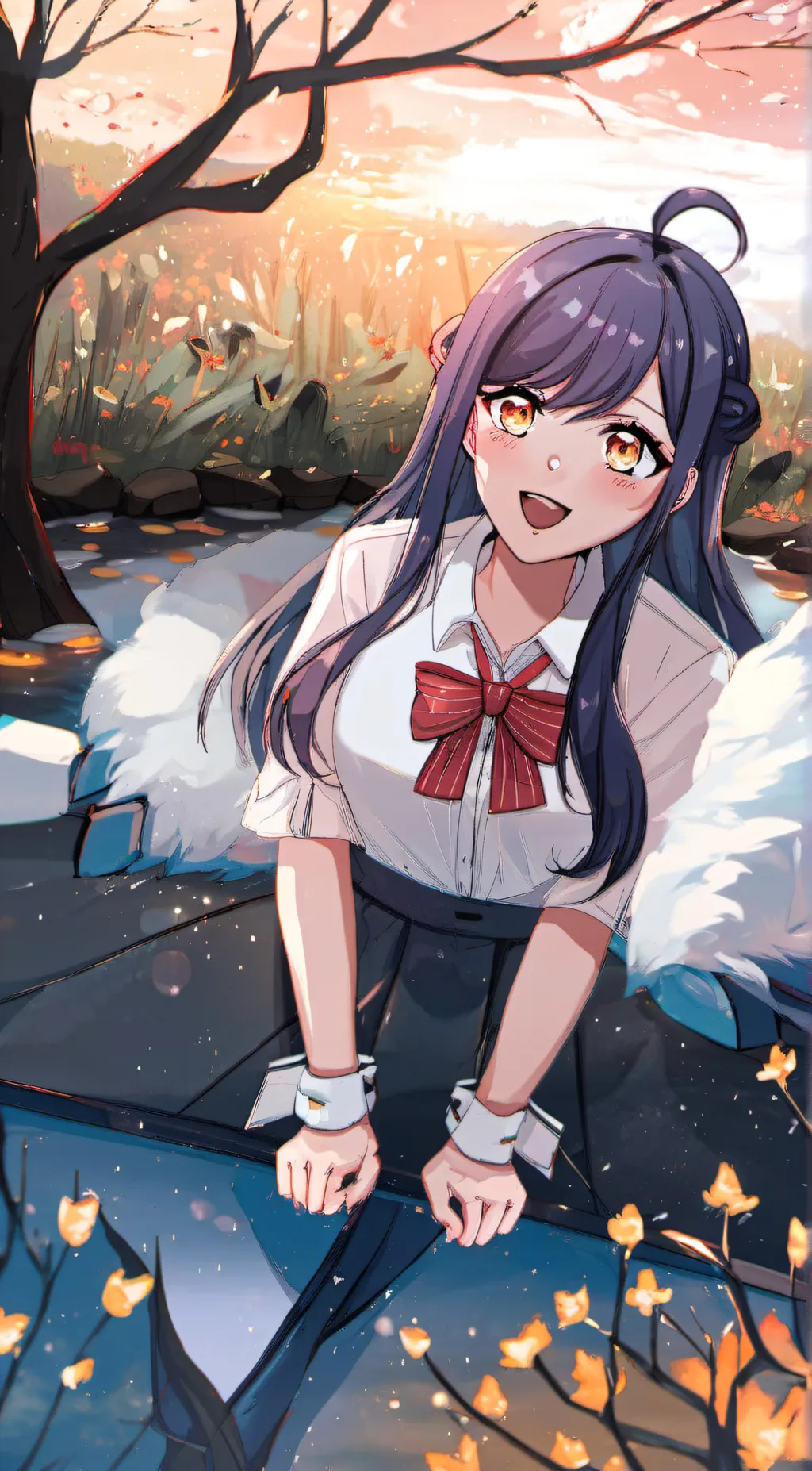 ai character: Ai Hoshino  background