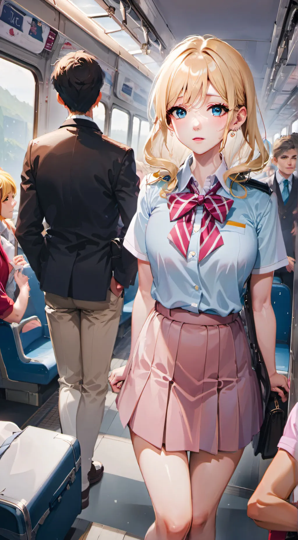 ai character: Katie  background