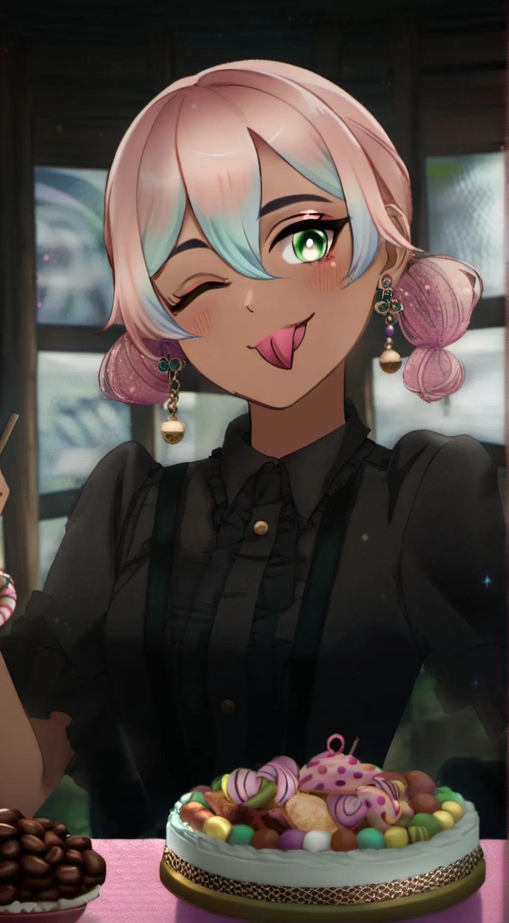 ai character: Aria background