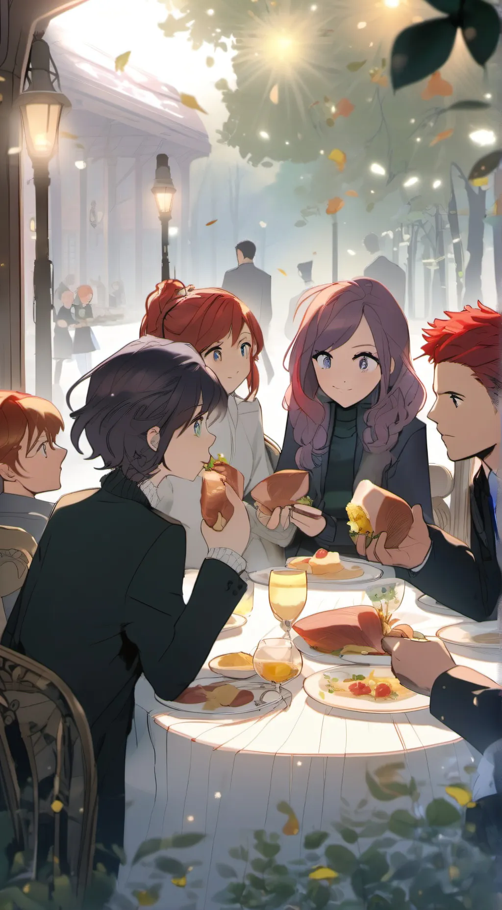 ai character: thanks giving background