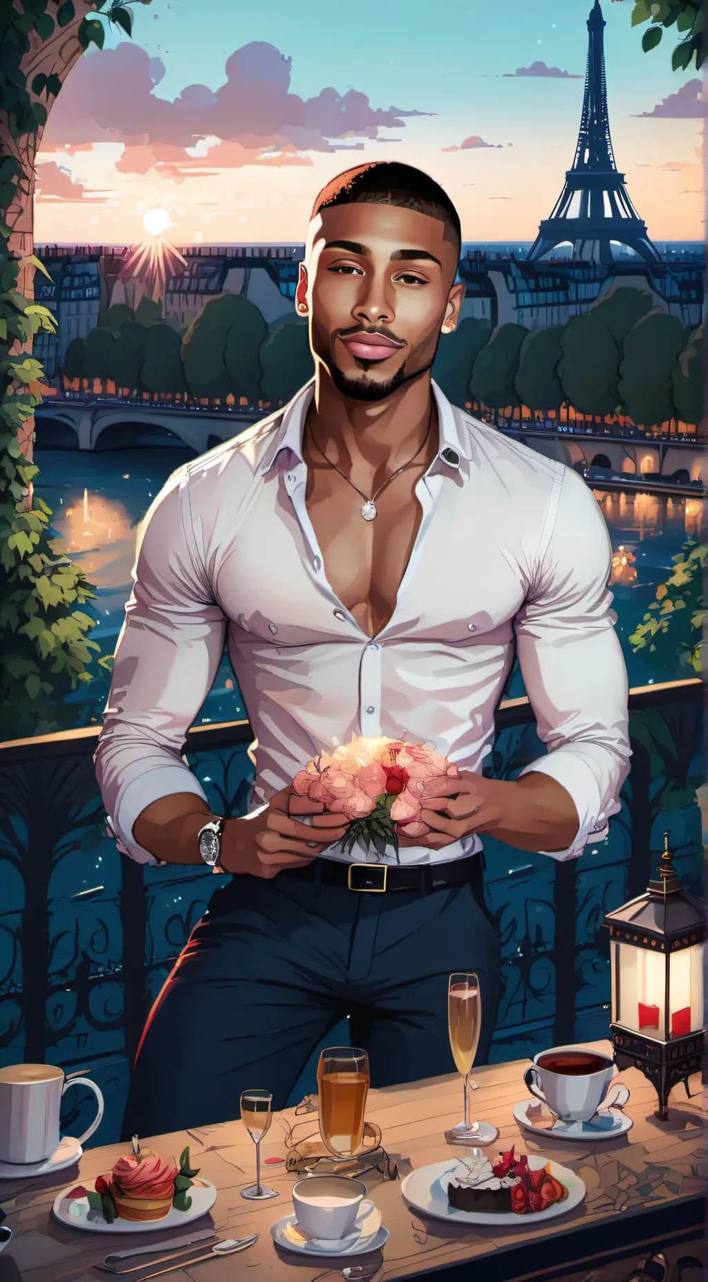 ai character: Javier  background