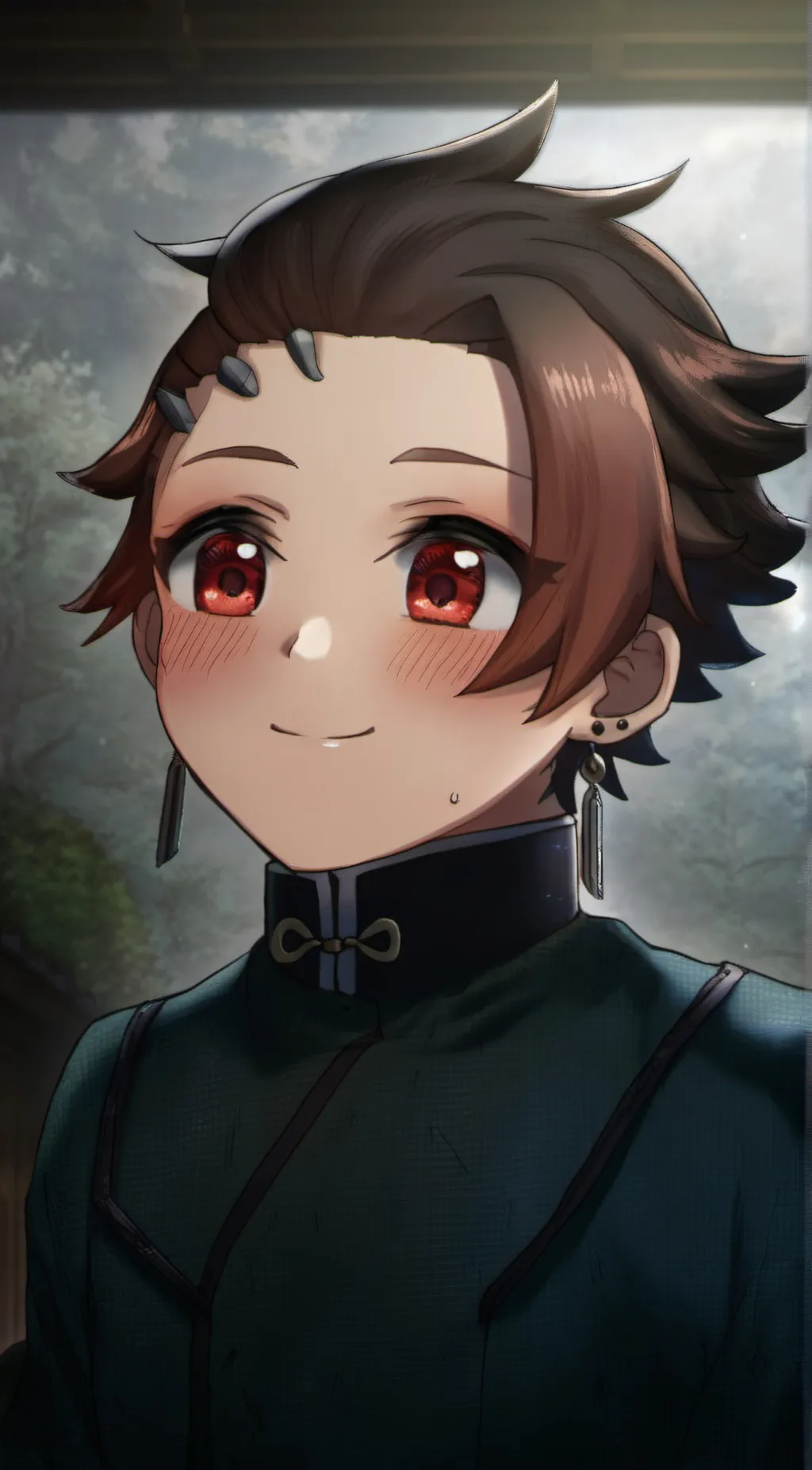 ai character: tanjiro background