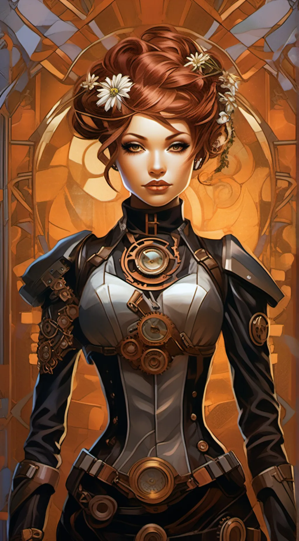 ai character: Auttum background