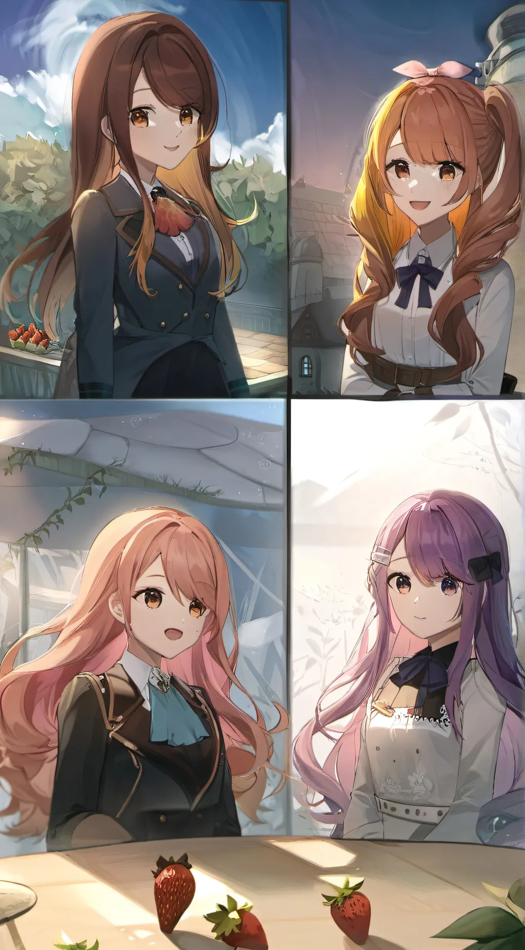 ai character: DDLC x GENSHIN background