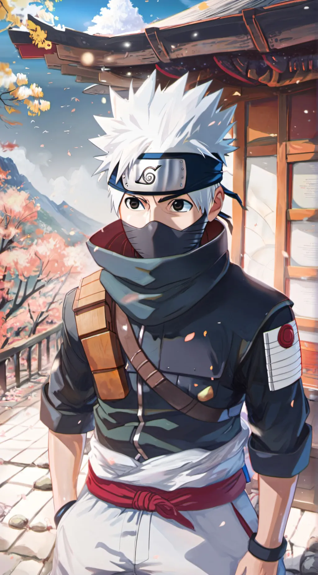 ai character: Kakashi  background