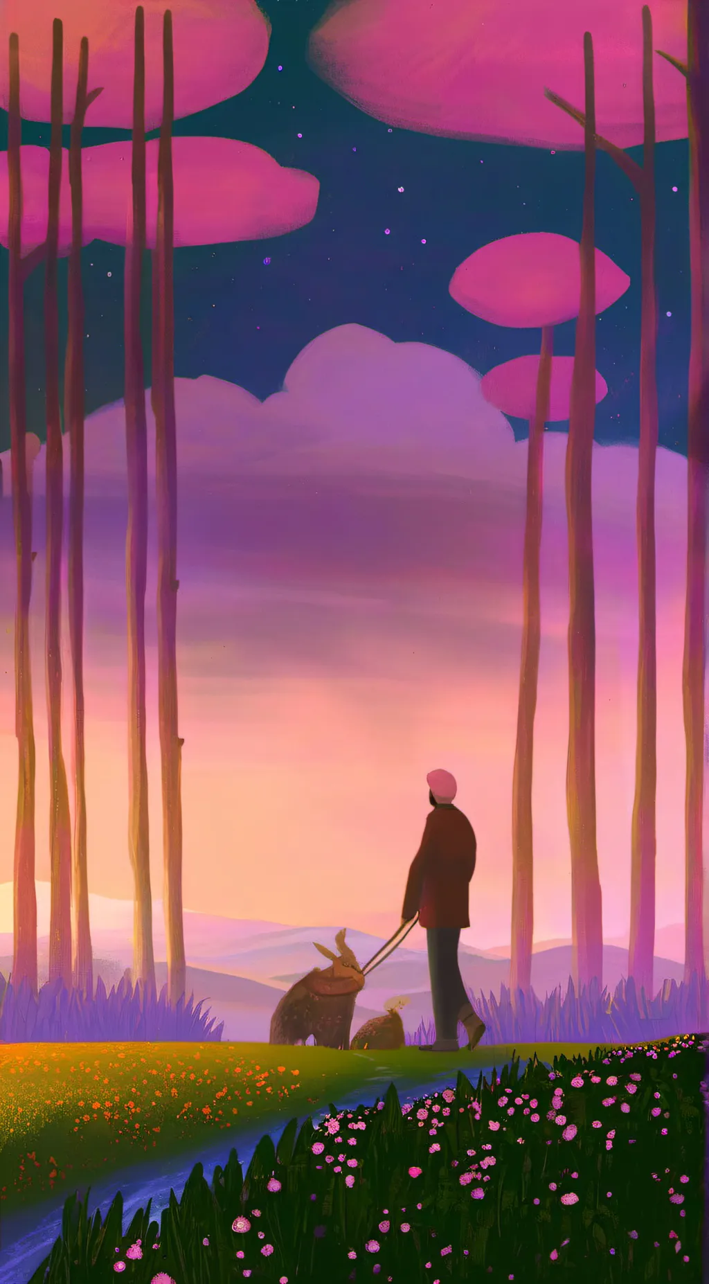 ai character: Arianna grande background