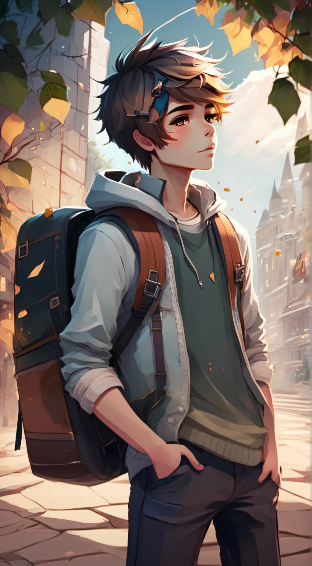 ai character: carver  background