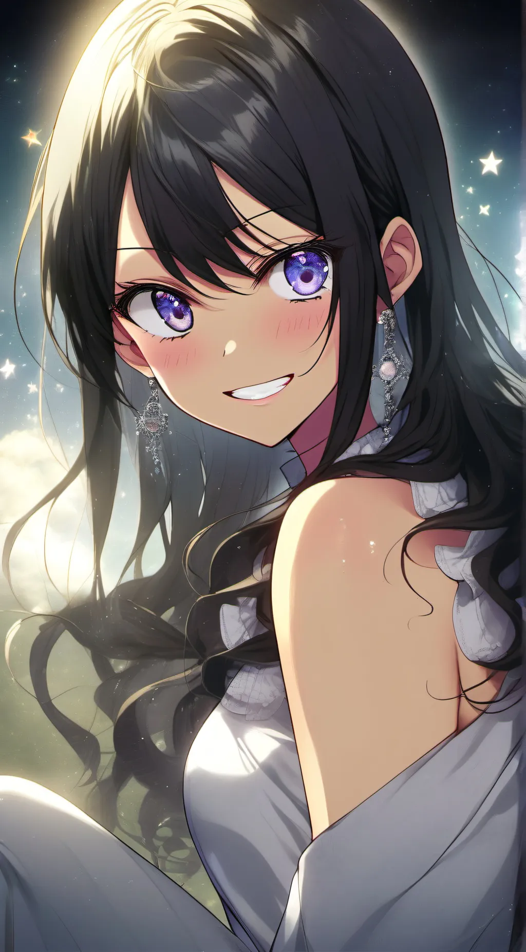 ai character: Aurora background